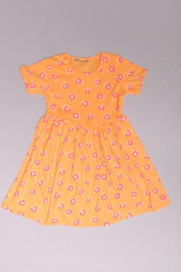 5-8 Yaş Çocuk Elbise Turuncu - 624210.1576.