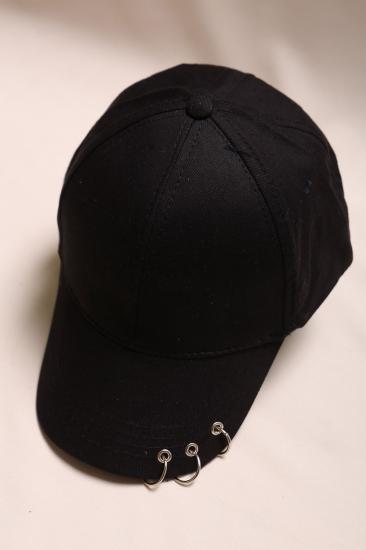 Kanca Detay Spor Şapka Siyah - 16636.1736.