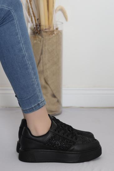 Taş Detaylı Spor Ayakkabı Siyah - 18206.264.