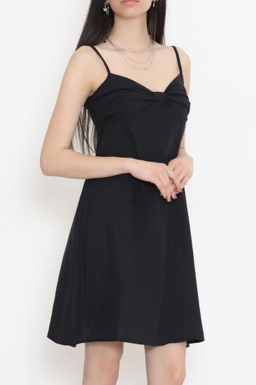 İp Askılı Elbise Siyah1 - 18441.631.